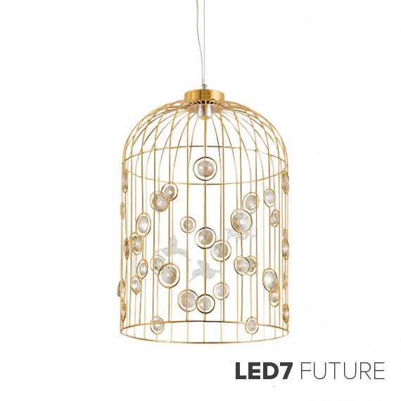 Loft Industry Modern - Birdcage Chandelier